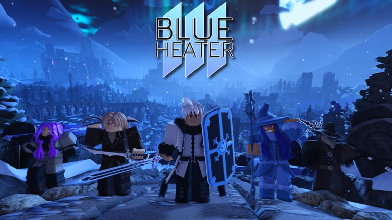 Silent Snowfields landscape in Blue Heater 2, the Floor 2 region
